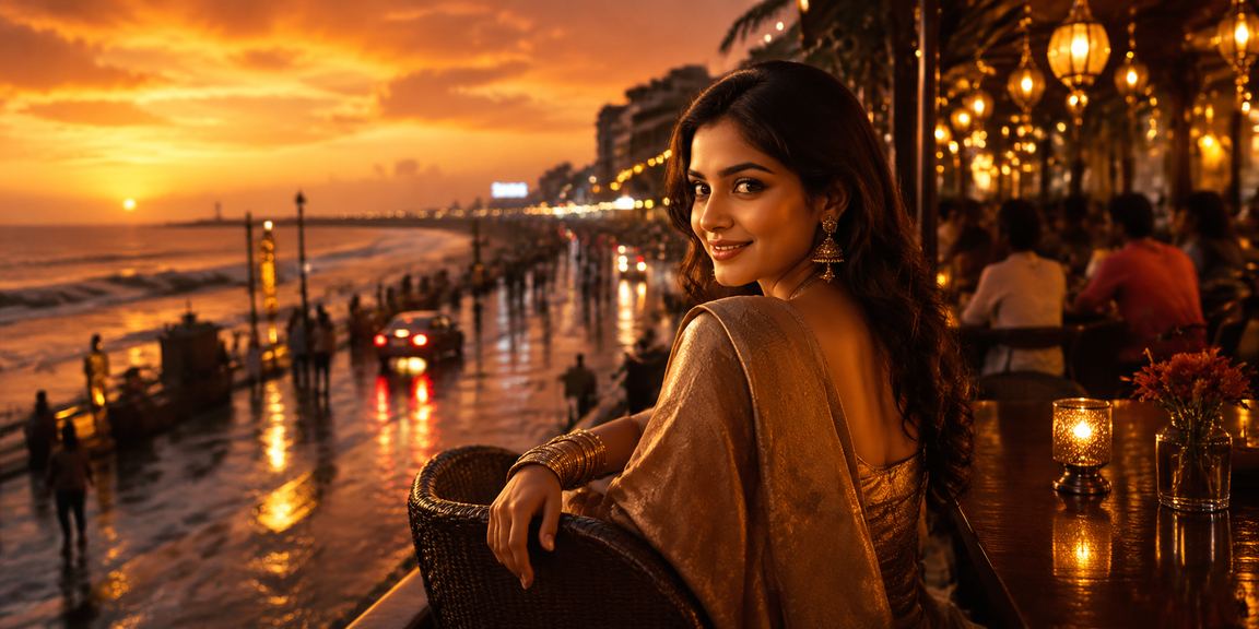 Night market view with cashback bonus promotion in Chennai