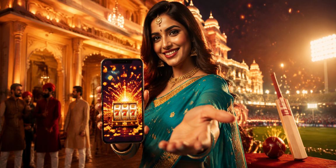 Indian woman registering on cricket betting platform mobile